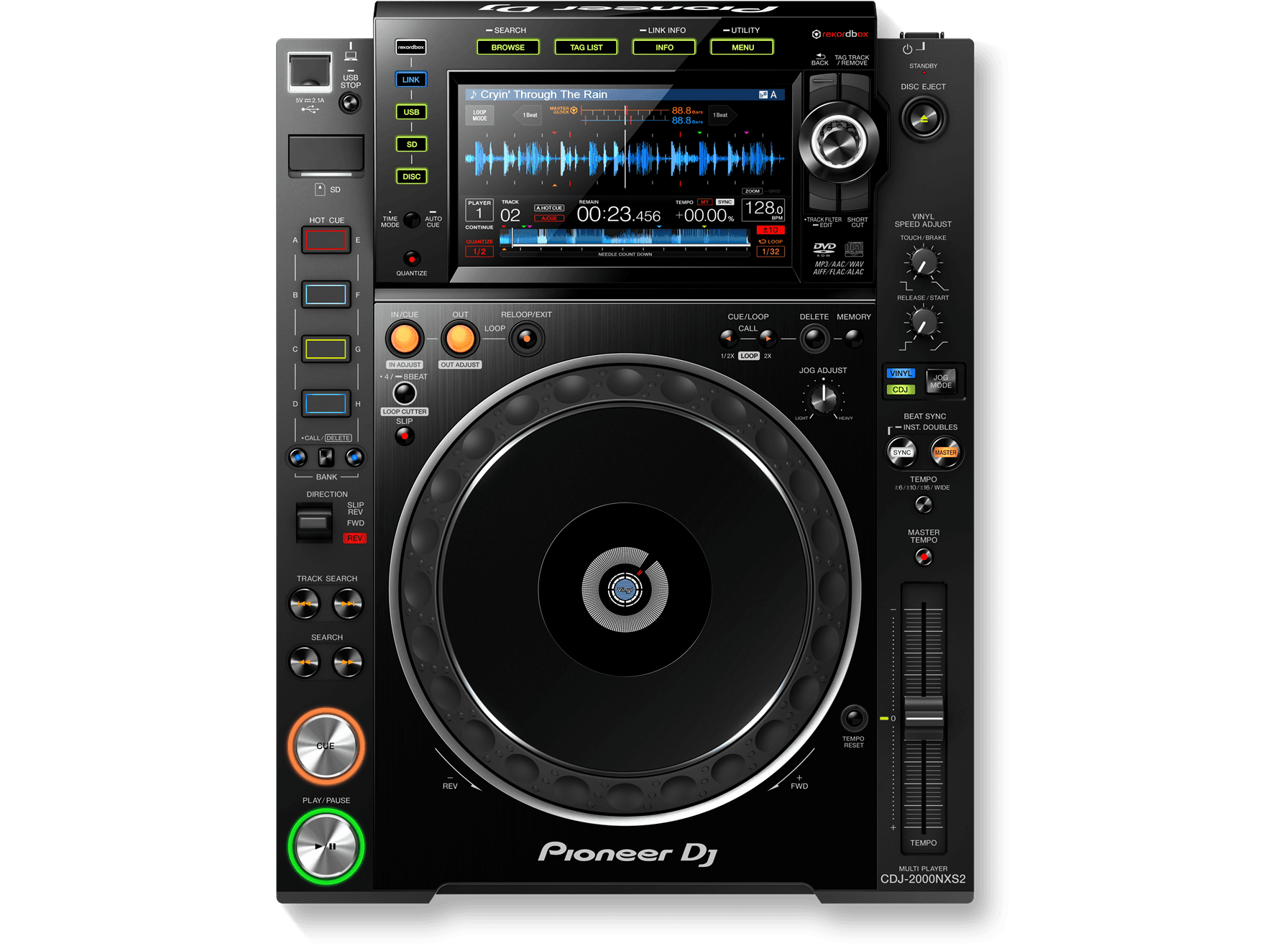 Pioneer DJ - CDJ-2000NXS2 Mediaspeler huren — DJ bij DAE Productions