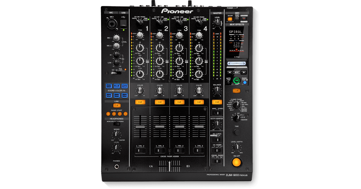 Pioneer DJ - DJM-900NXS DJ-Mengpaneel huren — DJ bij DAE Productions