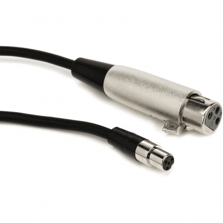Shure - WA310 Microfoonkabel XLR-TA4F 1.3m huren — Verloopstukken bij DAE Productions